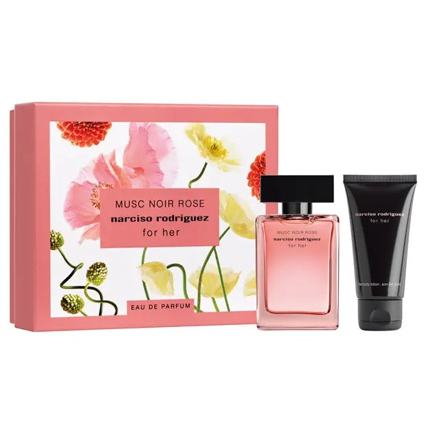 Musc Noir Rose By Narciso Rodriguez For Her (2pc Gift Set) For Women - perfumesandrea