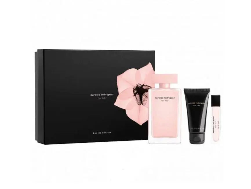Narciso Rodriguez For Her Eau De Parfum (3pc Gift Set) - perfumesandrea
