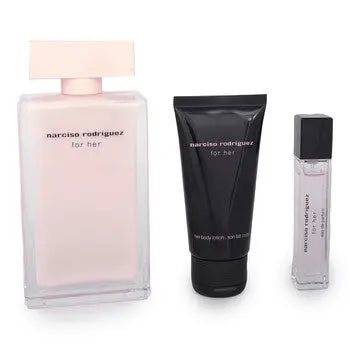 Narciso Rodriguez For Her Eau De Parfum (3pc Gift Set) - perfumesandrea