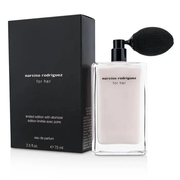 Narciso Rodriguez For Her Limited Edition With Atomizer 2.5 oz EDP Spray - perfumesandrea