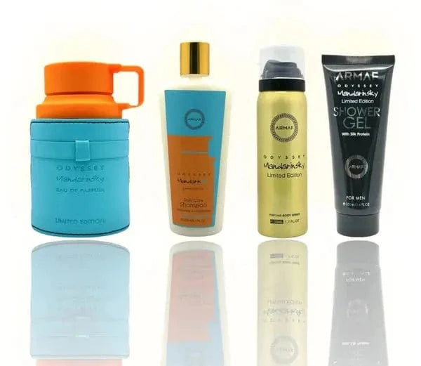 Odyssey Mandarin Sky By Armaf For Men (4pc Gift Set) Armaf