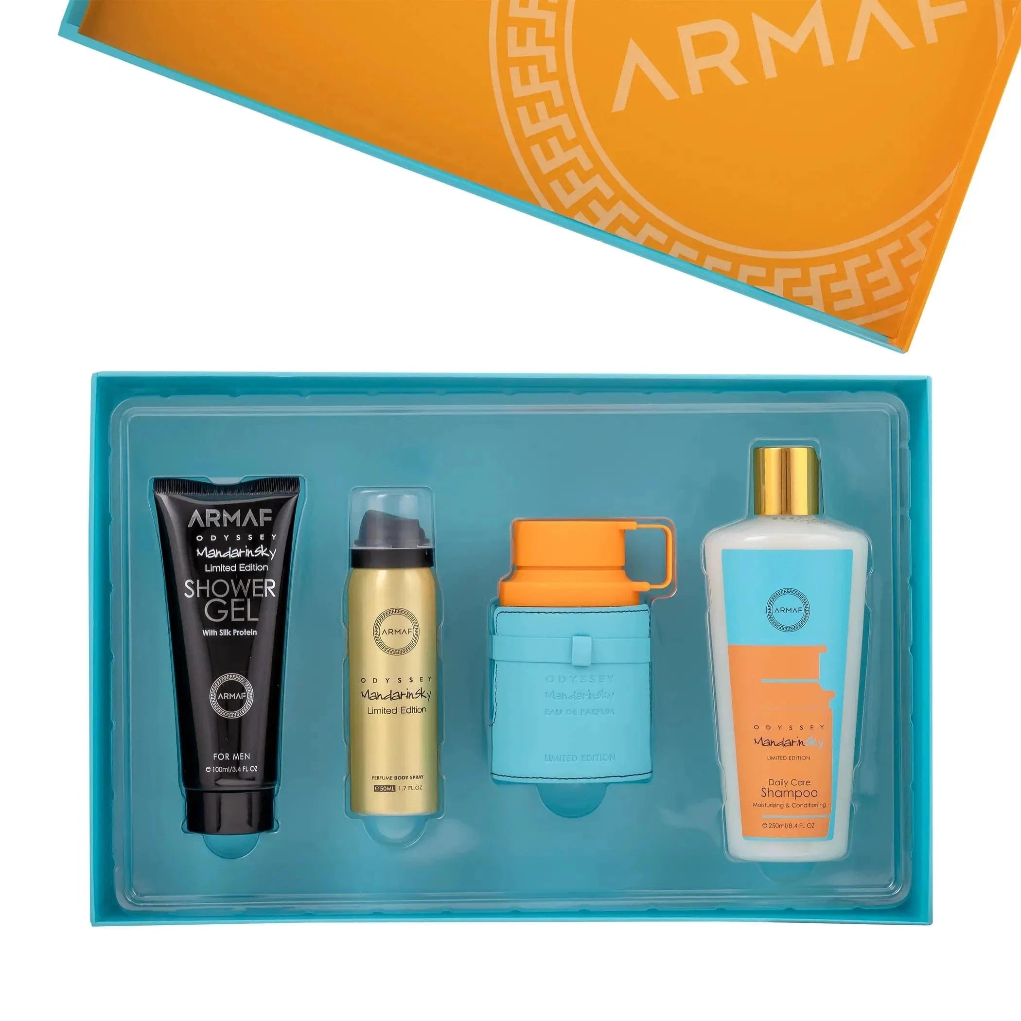 Odyssey Mandarin Sky By Armaf For Men (4pc Gift Set) Armaf