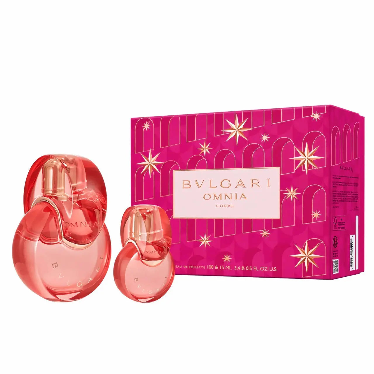 Omnia Coral By Bvlgari For Women EDT Spray (2pc Gift Set) Bvlgari