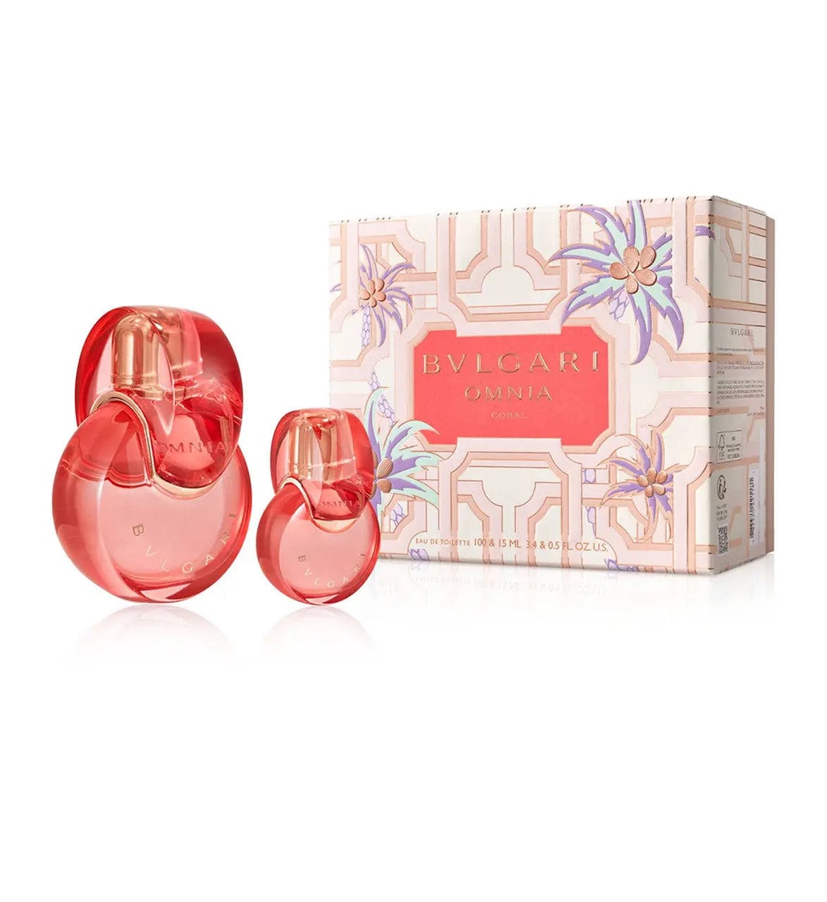Omnia Coral By Bvlgari For Women (2Pc Gift Set) - perfumesandrea