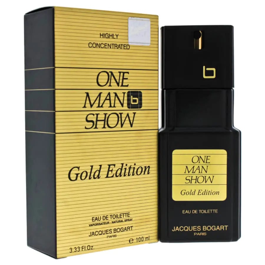 One Man Show Gold  By Jacques Bogart For Men 3.3oz EDT Spray - perfumesandrea
