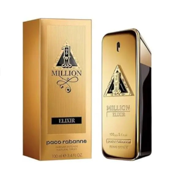 One Million Elixir By Paco Rabanne For Men 3.4oz Eau De Parfum Intense Spray - perfumesandrea