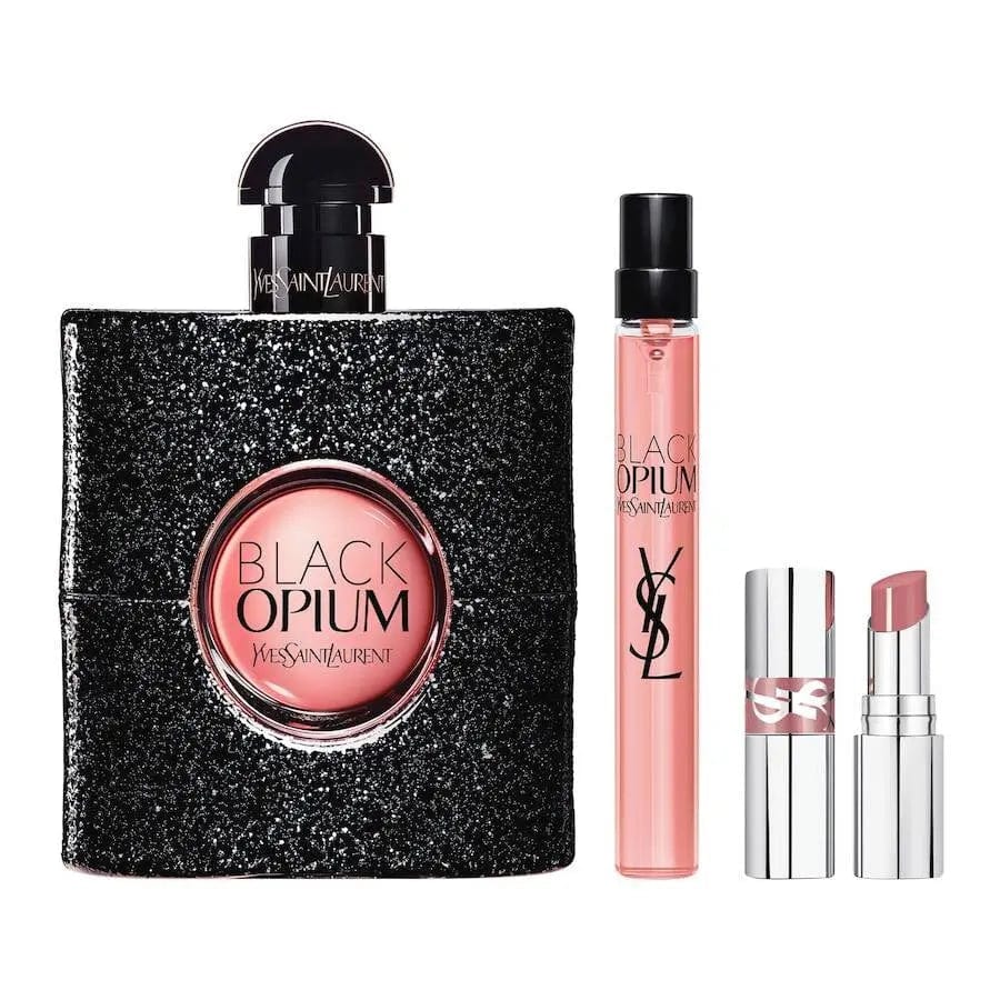 Opium Black Set 3p 3.0oz W EDP Spray Yves Saint Laurent