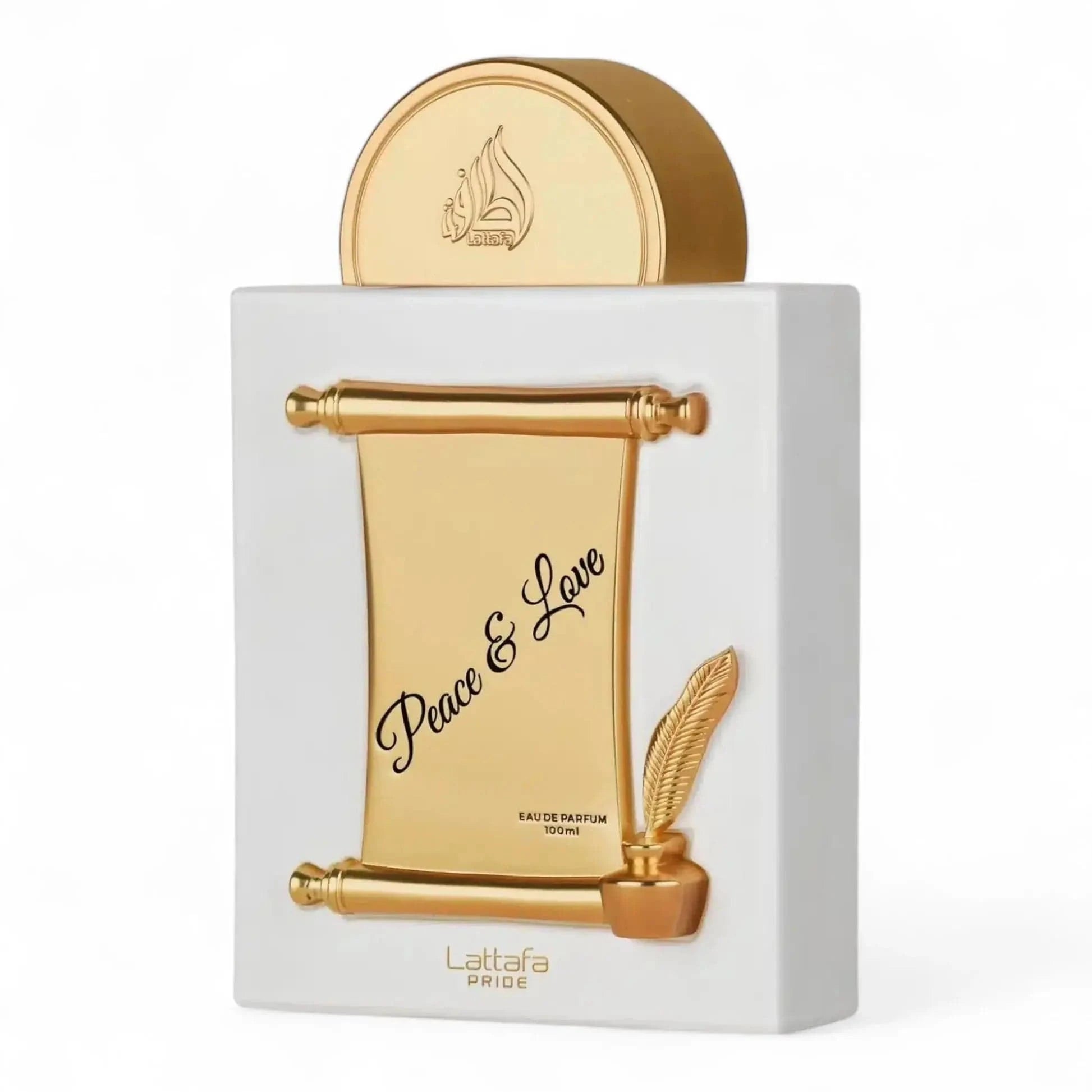 Lattafa Peace & Love 3.4oz Unisex Eau de Parfum.
