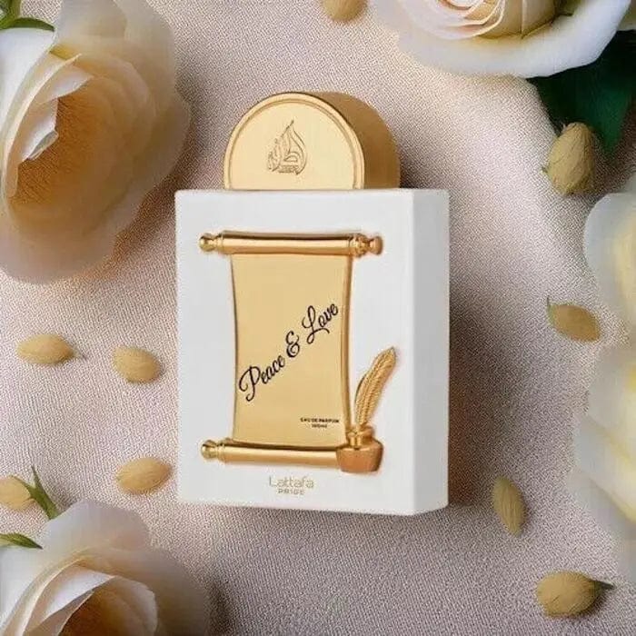 Lattafa Peace & Love 3.4oz Unisex Eau de Parfum.