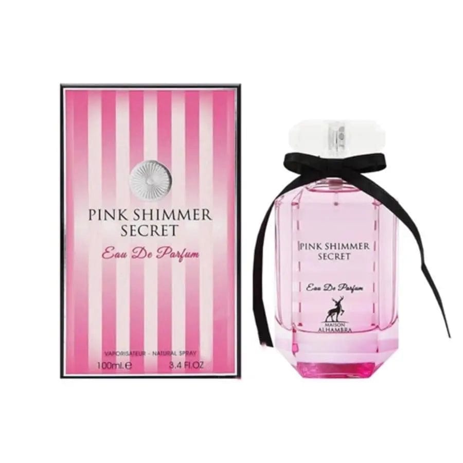 Pink Shimmer Secret By Maison Alhambra For Women 3.4 oz EDP Spray - perfumesandrea