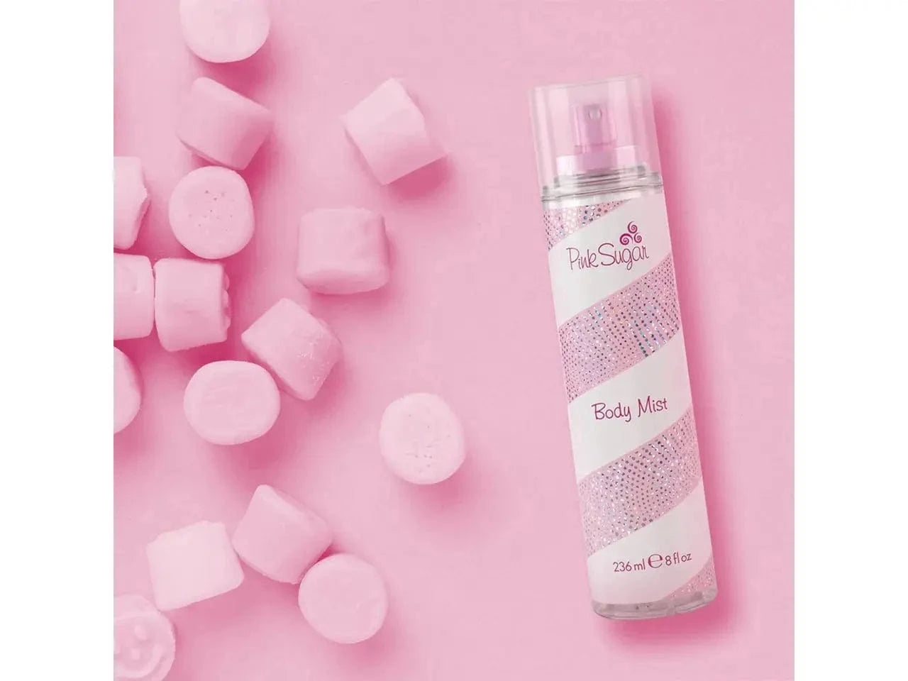 Pink Sugar By Aquolina For Women 8.0oz Body Mist Spray Aquolina