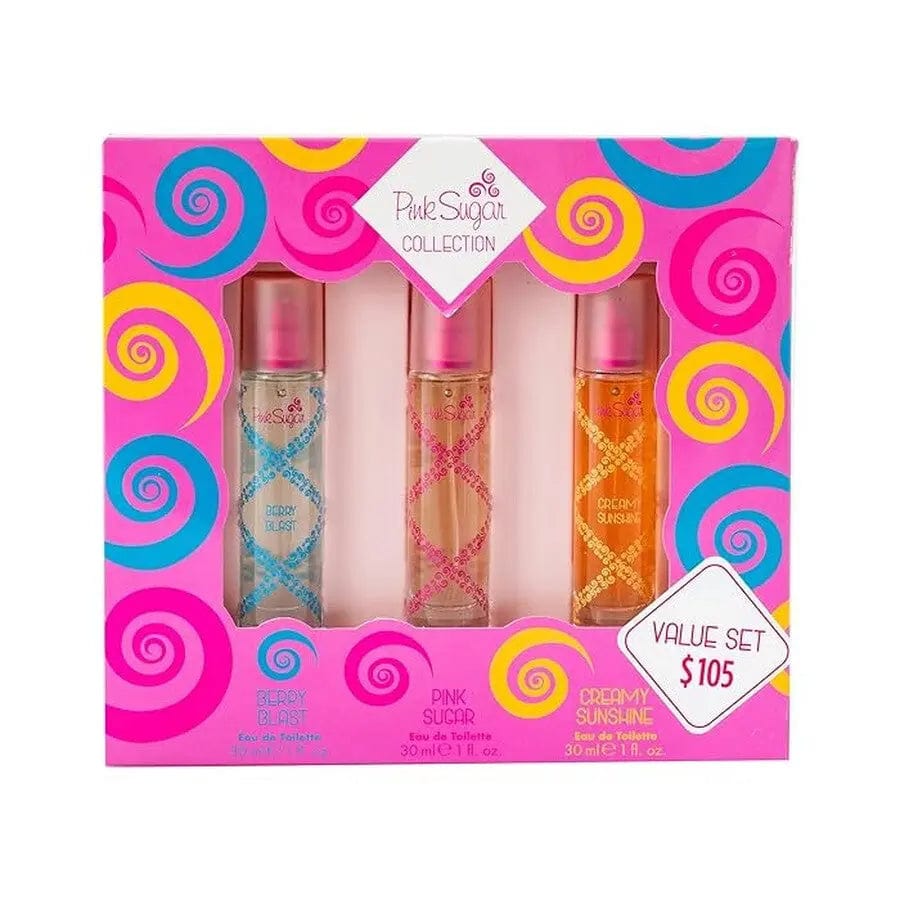 Pink Sugar Miniatures By Aquolina For Women 3Pcs Set EDT Spray Aquolina