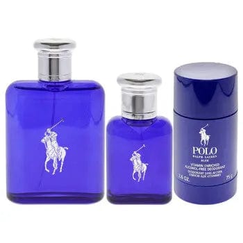Polo Blue By Ralph Lauren For Men (3Pc Gift Set) - perfumesandrea