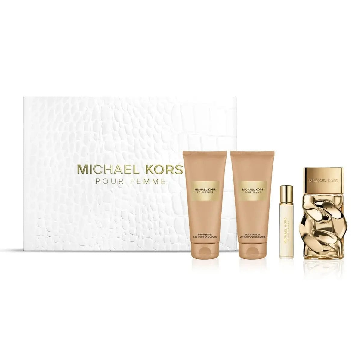 Michael Kors Pour Femme 4pc Women’s Gift Set Eau de Parfum.