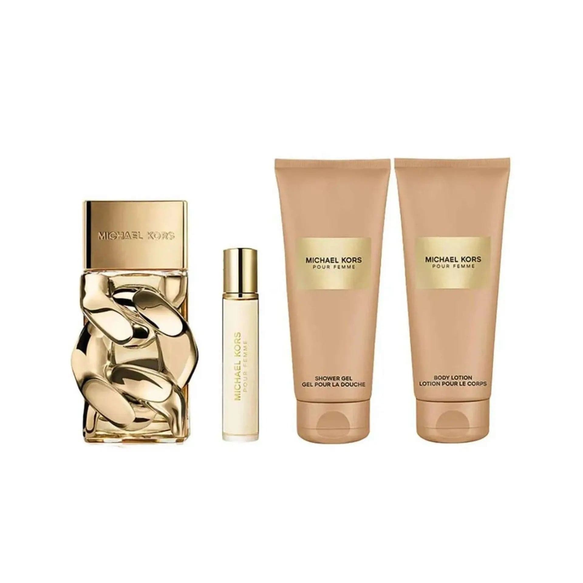 Michael Kors Pour Femme 4pc Women’s Gift Set Eau de Parfum.