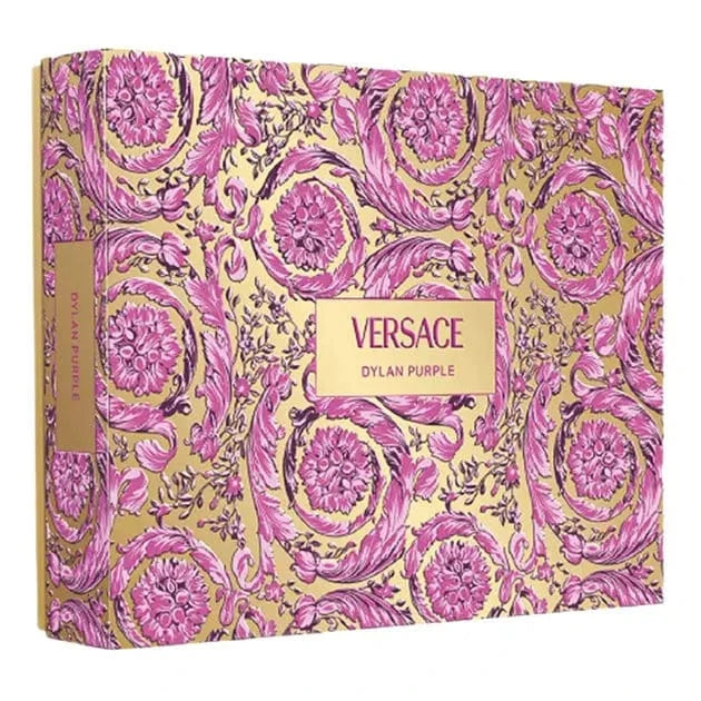 Pour Femme Dylan Purple By Versace For Women 4Pcs Set EDP Spray Versace