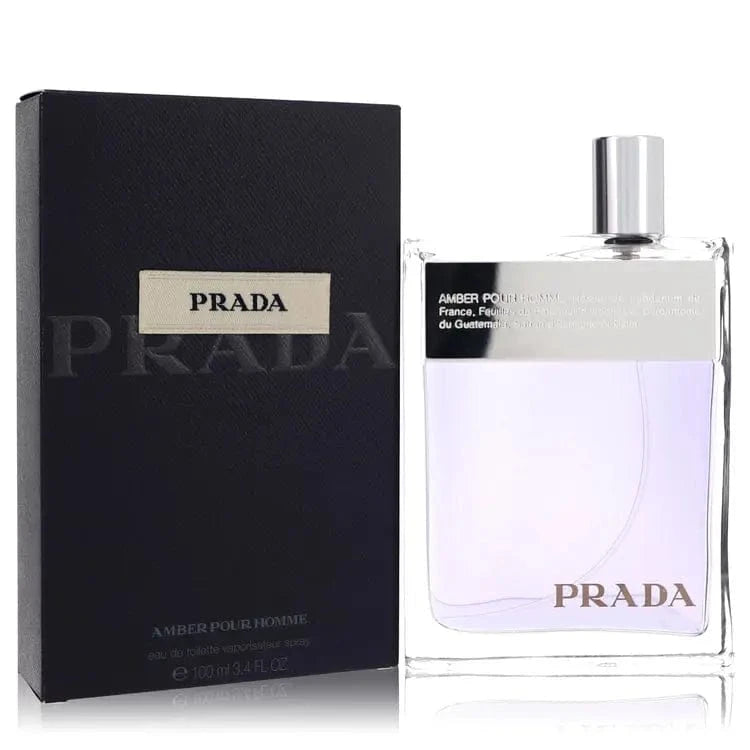 Prada Amber Pour Homme By Prada For Men 3.4oz Eau De Toilette Spray - perfumesandrea