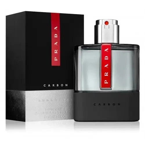 Prada Luna Rossa Carbon For Men 3.4 oz Eau De Toilette Spray - perfumesandrea