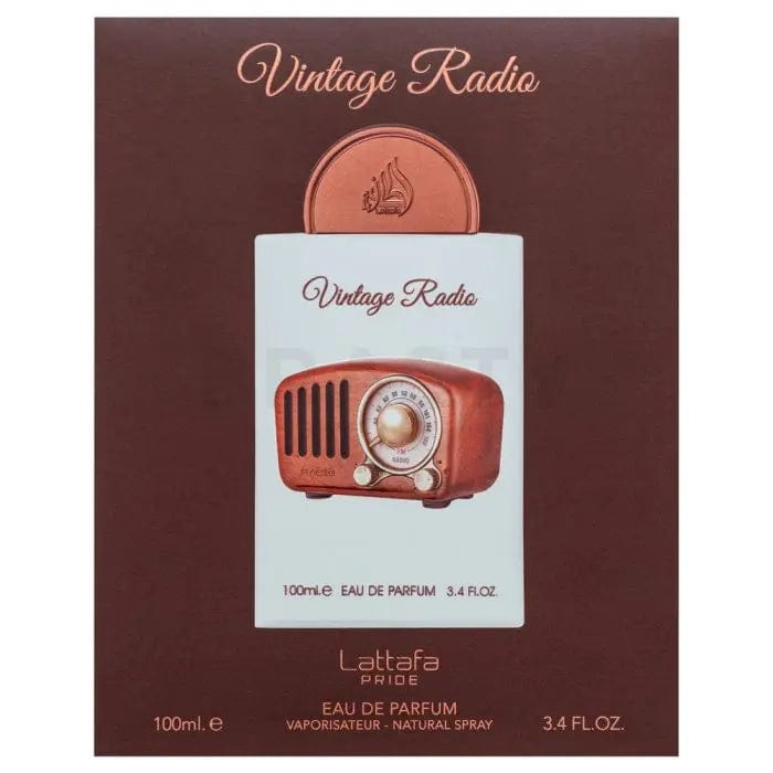 Pride Vintage Radio By Lattafa Unisex 3.4oz EDP Spray Lattafa