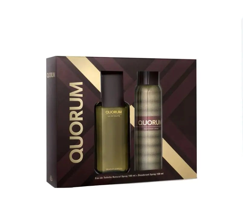 Puig Quorum 2pc Gift Set For Men - perfumesandrea