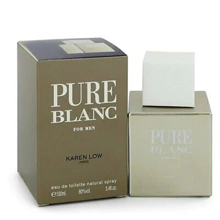Pure Blanc By Karen Low For Men 3.4oz EDT Spray - perfumesandrea