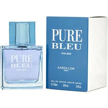 Pure Bleu By Karen Low For Men 3.4oz EDT Spray Karen Low