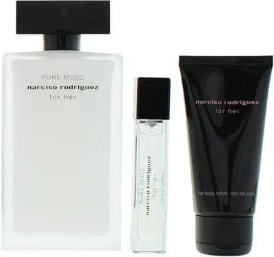 Pure Musk By Narciso Rodriguez For Women 3Pcs Set EDP Spray Narciso Rodriguez
