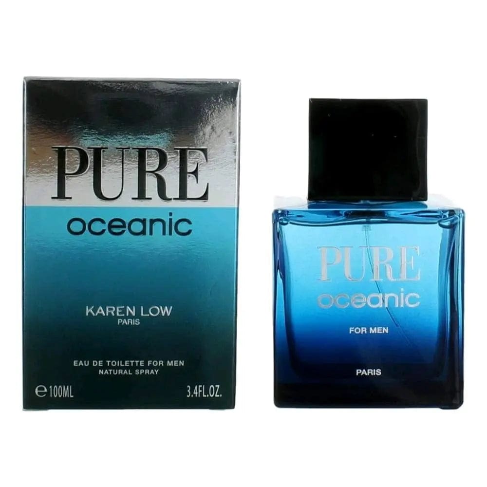 Pure Oceanic By Karen Low For Men 3.4oz EDT Spray Karen Low