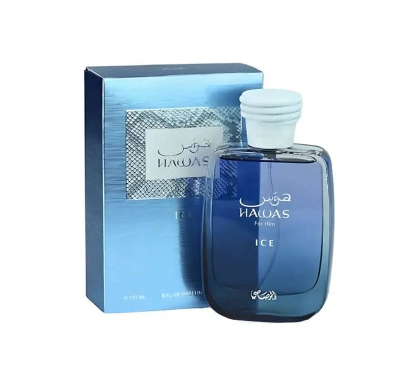 Rasasi Hawas Ice For Men 3.38 oz Eau De Perfume Spray - perfumesandrea