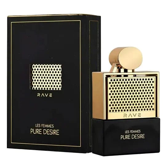 Rave Pure Desire Gold By Lattafa For Women 3.4oz EDP Spray Lattafa