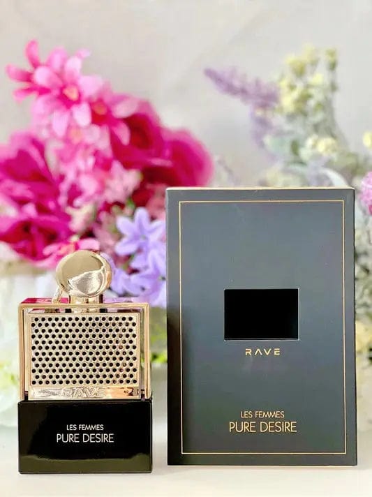 Rave Pure Desire Gold By Lattafa For Women 3.4oz EDP Spray Lattafa