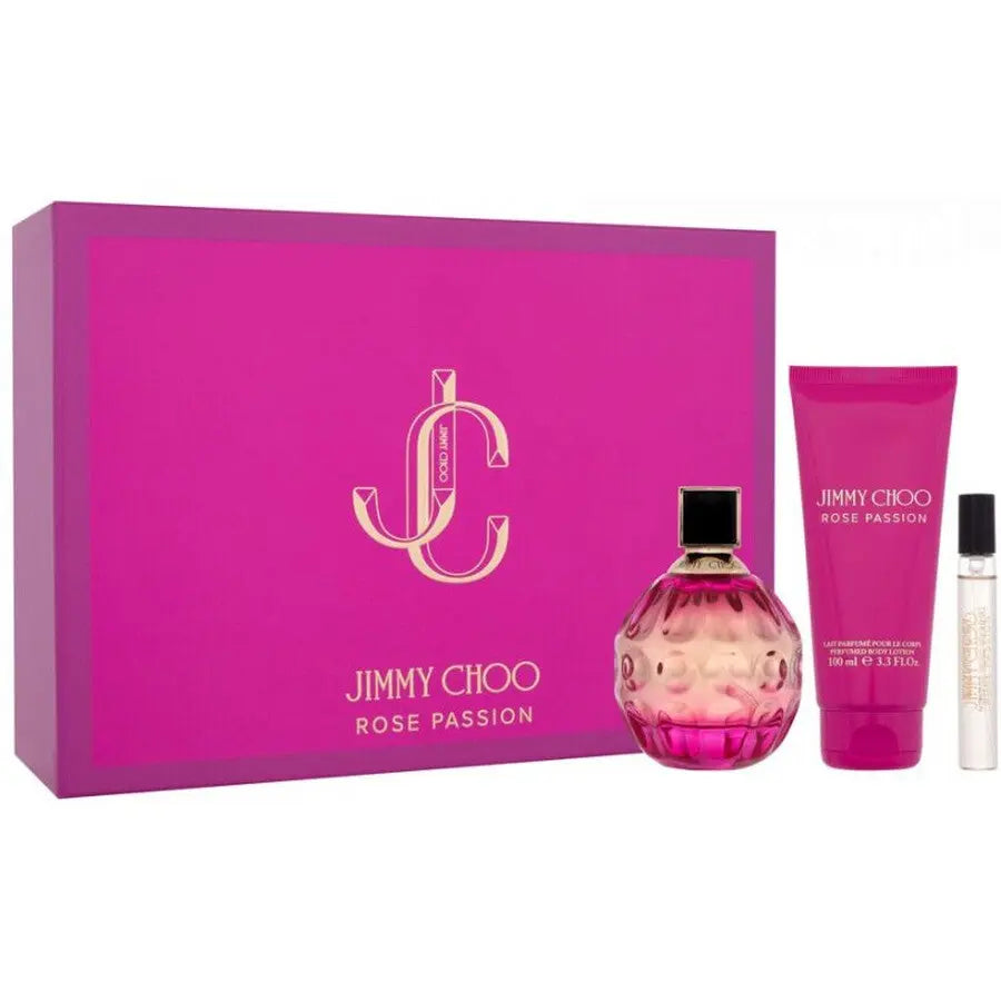 Rose Passion By Jimmy Choo For Women 3Pcs Set EDP Spray Jimmy Choo