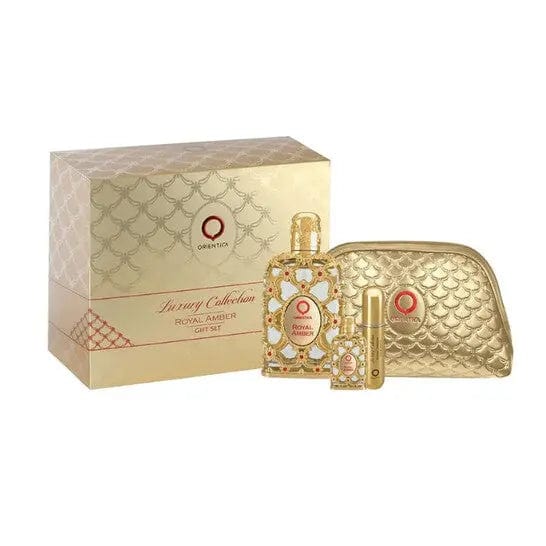 Royal Amber By Orientica  For Women (4pc Gift Set) - perfumesandrea