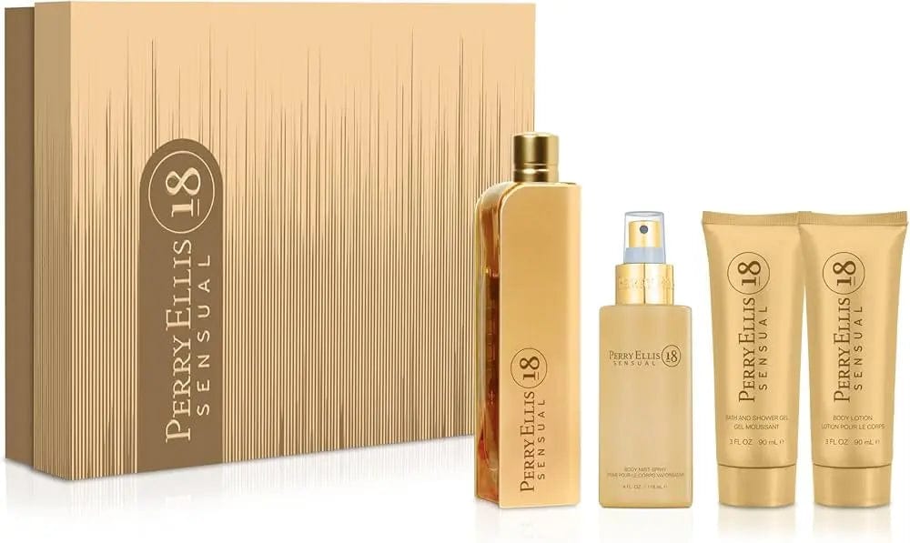 Sensual 18 By Perry Ellis For Women 3Pcs Set EDP Spray Perry Ellis