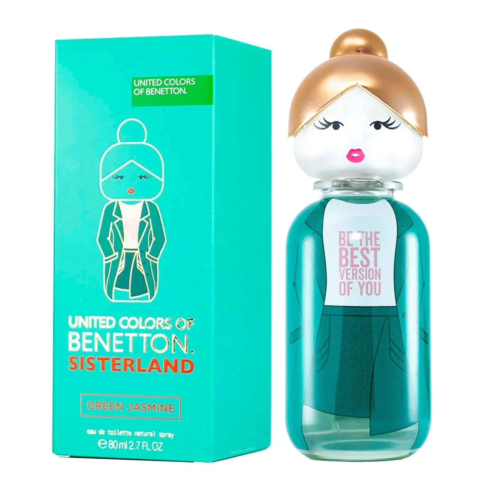 Sisterland Green Jasmine By Benetton For Women 2.7 oz EDT Spray - perfumesandrea