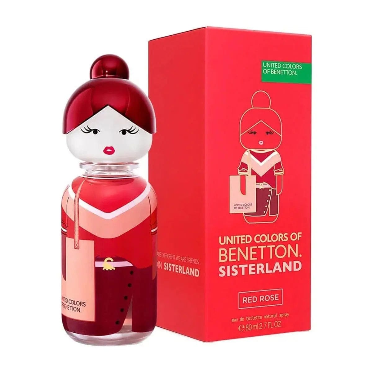 Sisterland Red Rose By Benetton For Women 2.7 oz EDT Spray - perfumesandrea