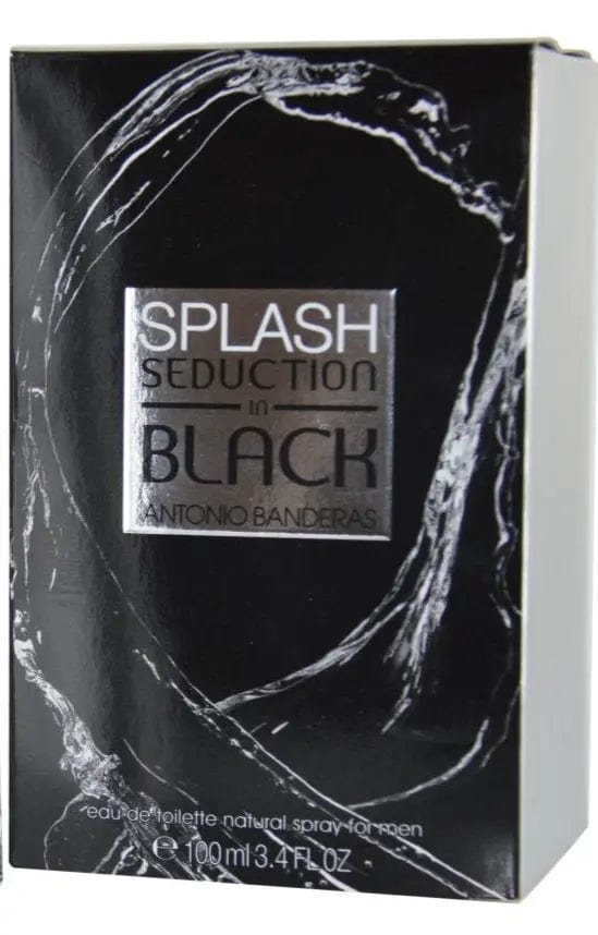 Splash Seduction In Black By Antonio Banderas For Men 3.4oz EDT Spray Antonio Banderas