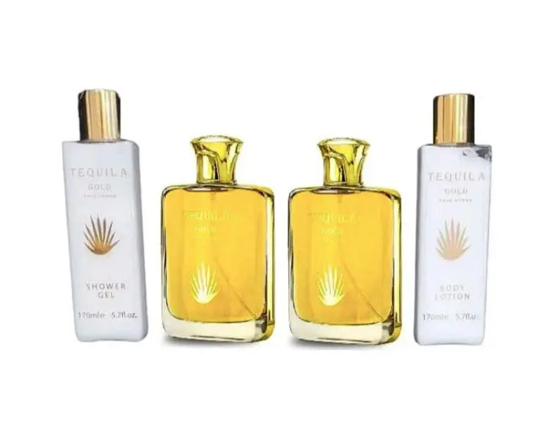 Tequila Gold 4 Piece Gift Set For Men's EDP - perfumesandrea