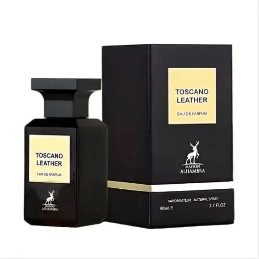 Toscano Leather By Maison Alhambra For Men 2.7 oz EDP Spray - perfumesandrea