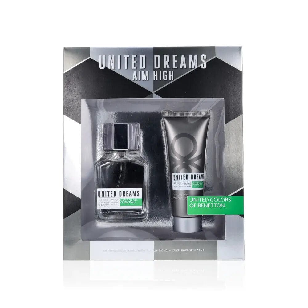 United Dreams Aim High (Gift Set) By Benetton For Men - perfumesandrea