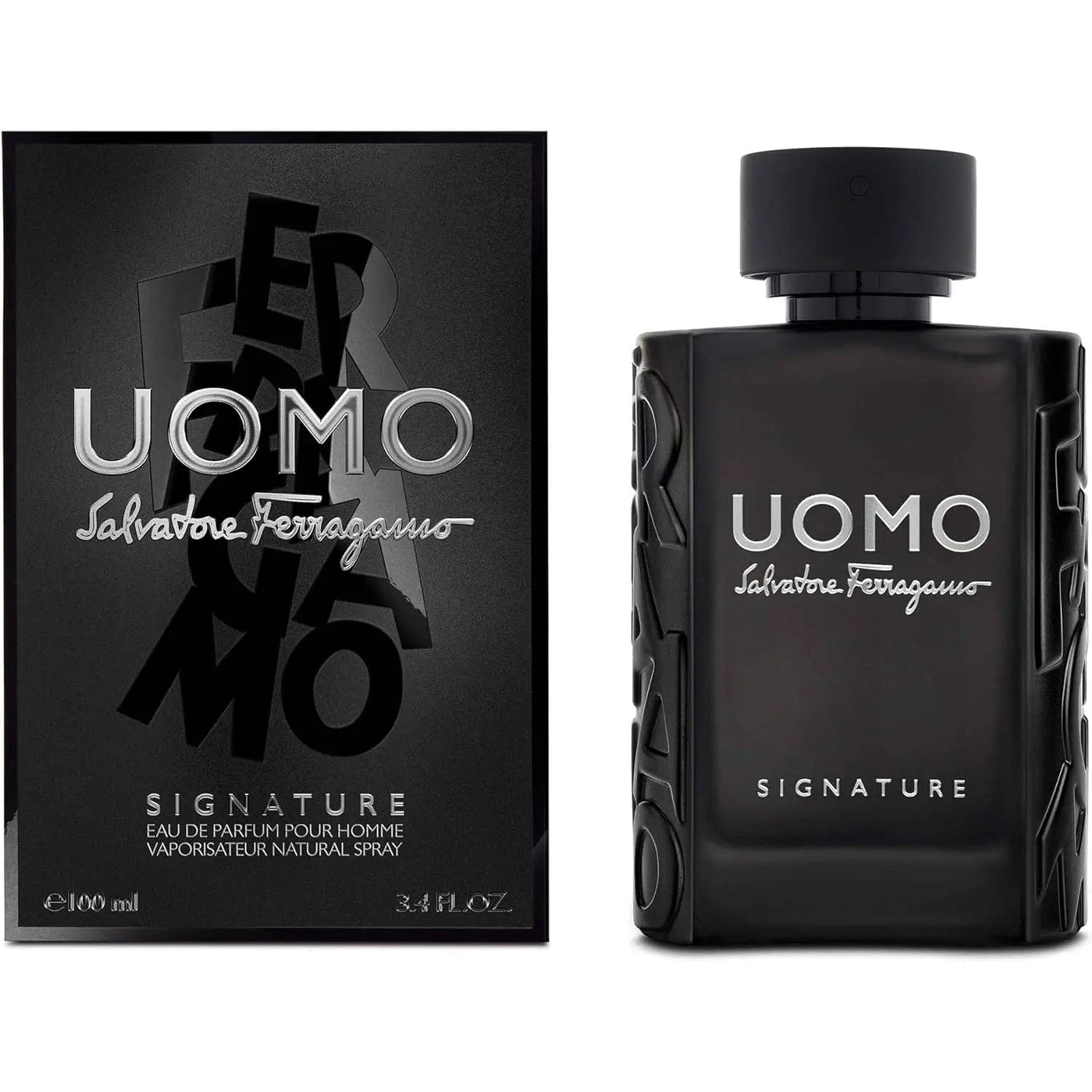 Uomo Signature By Salvatore Ferragamo For Men 3.4oz EDP Spray - perfumesandrea