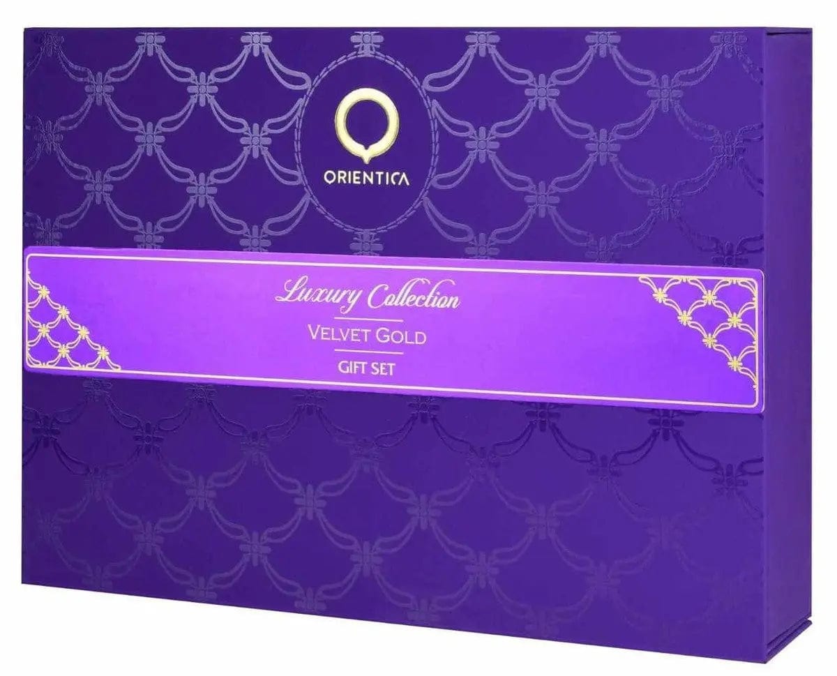 Velvet Gold By Orientica For Unisex 4Pcs Set EDP Spray Orientica