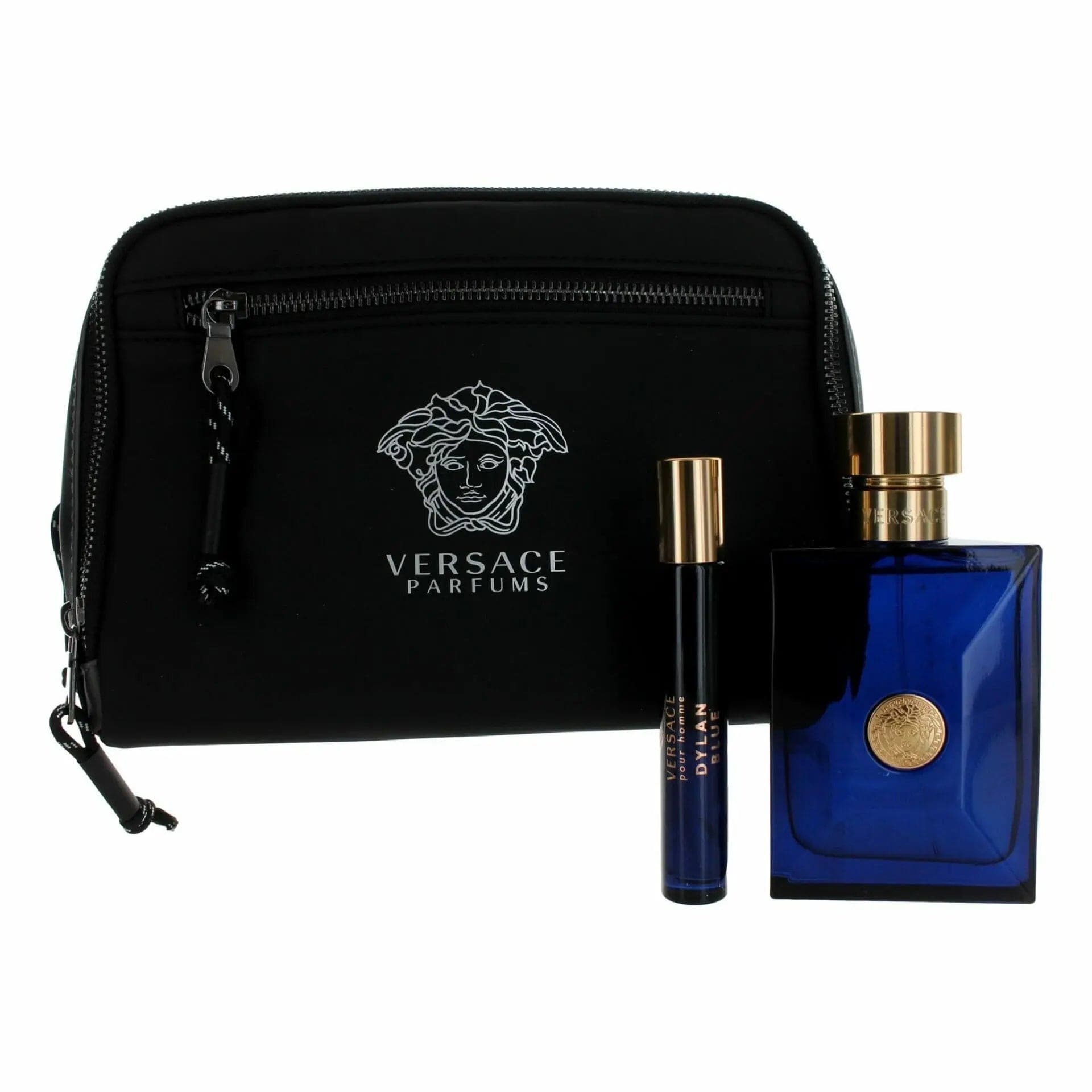 Versace Dylan Blue Pour Homme (3pc Gift Set) For Men EDT - perfumesandrea