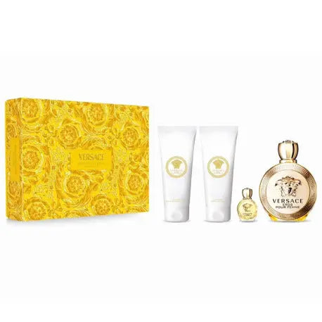 Versace Eros Pour Femme (4pc Gift Set) Eau De Parfum - perfumesandrea