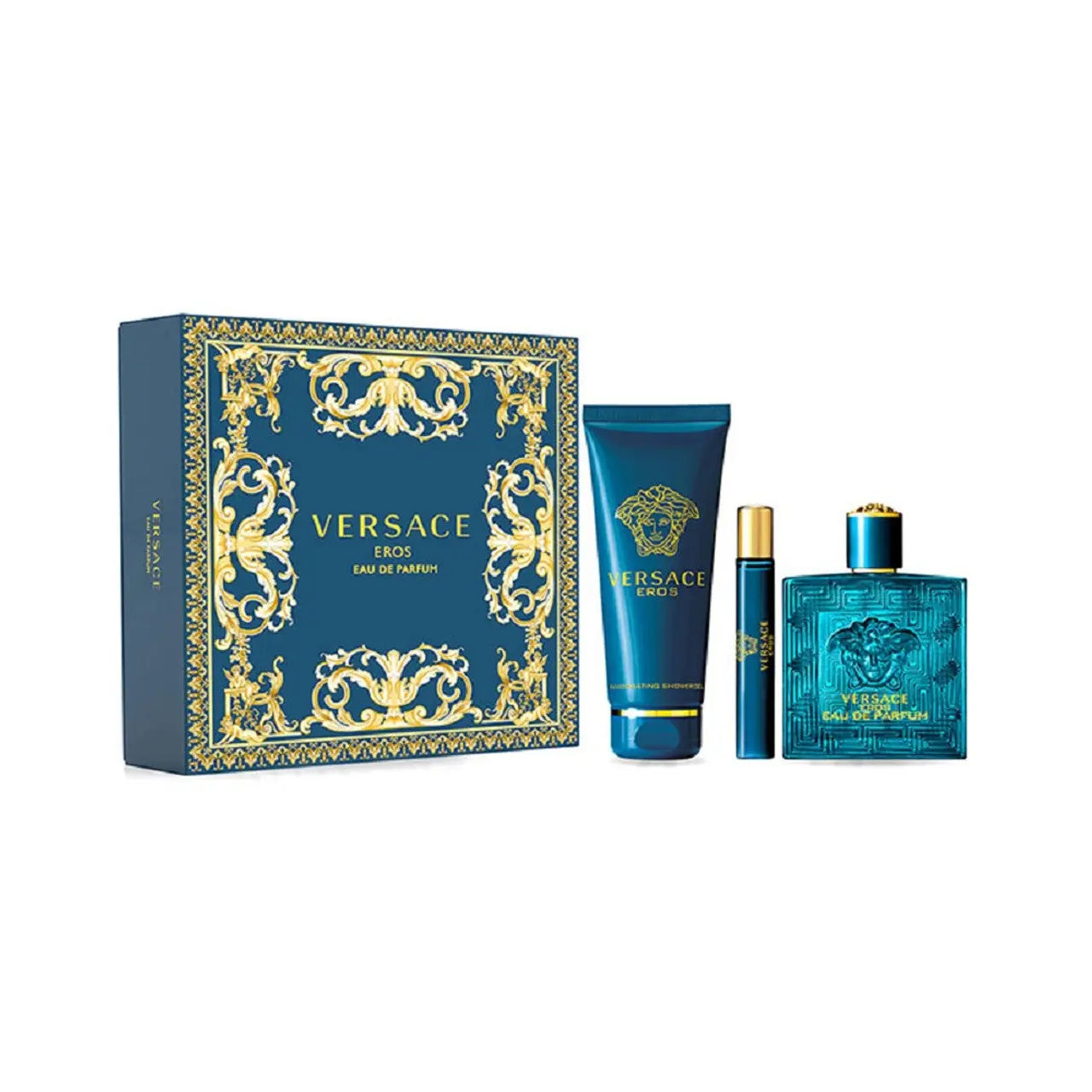 Versace Eros (3pc Gift Set) For Men Eau De Parfum - perfumesandrea