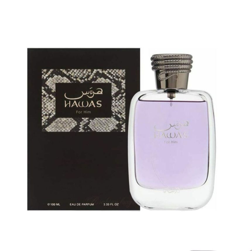 Hawas By Rasasi For Men's 3.4 oz Eau De Parfum Spray