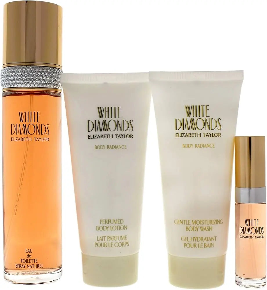 White Diamonds Set 4p 3.4 oz W Spray perfumesandrea