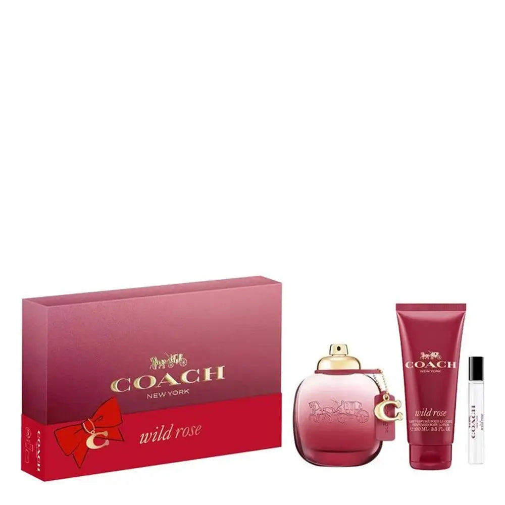 Wild Rose By Coach For Women 3Pcs Set EDP Spray Coach
