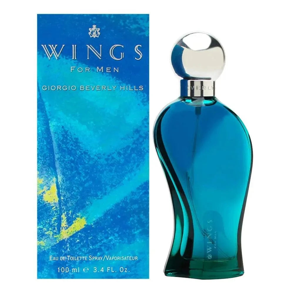 Wings Men By Giorgio Beverly Hills unisex 3.4oz EDT Spray - perfumesandrea