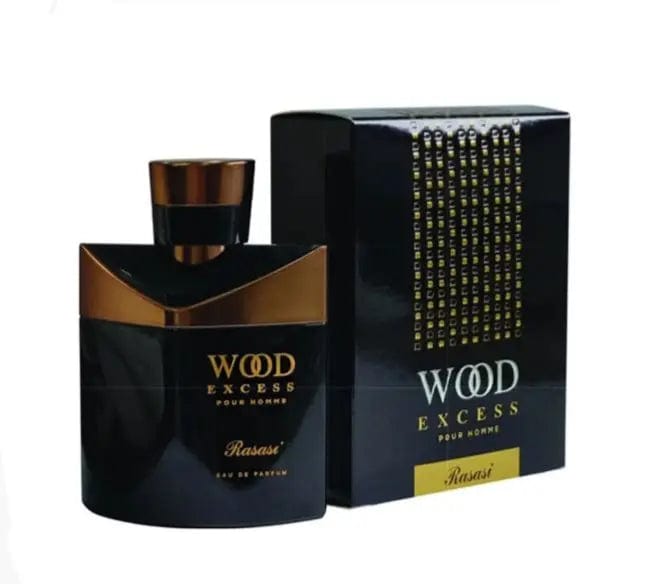 Wood Excess Pour Homme By Rasasi 3.3 oz Eau de Parfum Spray - perfumesandrea